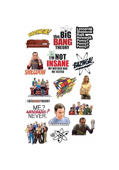 The Big Bang Theory Laptop Notebook Tablet Sticker Seti Abanoz
