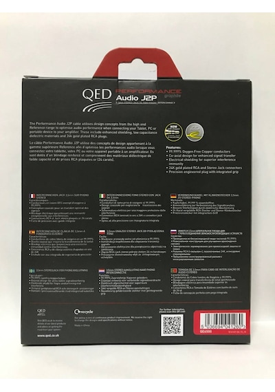 Qed Qe-6500 Performance Audıo J2P Kulaklık Kablosu - 1.5 Metre