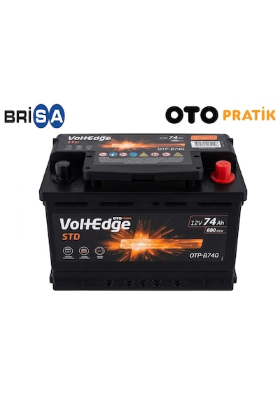 Otopratik Voltedge 12 V 74 Ah 680 A En Akü-2026