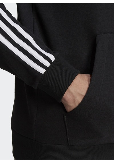 GK9032 Adidas M 3S Ft Fz Hd Erkek Sweat BLACK/WHITE