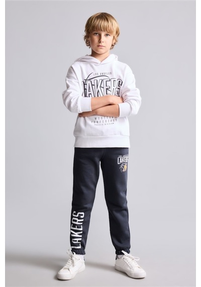 Defacto Nba Los Angeles Lakers Regular Fit Lastikli Paça Baskılı Eşofman Altı Erkek Çocuk F4088a826wnar138 Antrasit-ar138