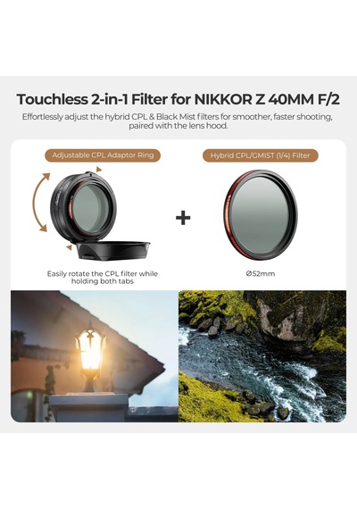 Freewell Nikkor Z 40mm F/2 Real Lens Hood