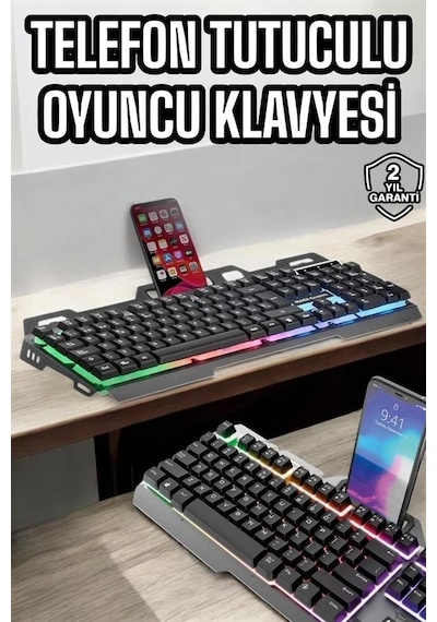 Klavyesi Q Klavye Rgb Işıklı  Mouse