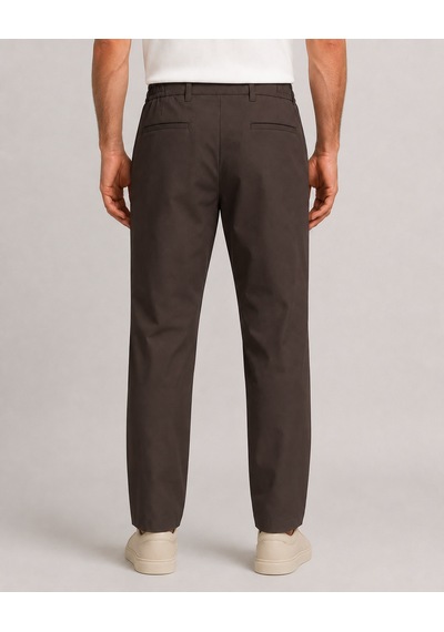Danger Erkek Beli Lastikli Comfort Fit Pantolon Kahverengi 0170ddngr