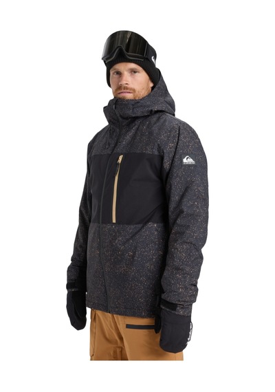 Quıksılver Quiksilver Sycamore Printed Jk Erkek Siyah Snowboard Ceketi 6457 Siyah