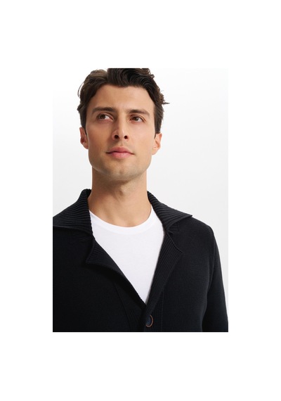 AR-MA Arma Erkek Slim Fit Örme Likralı Pike Şal Yaka Düğmeli Triko Hırka %50 Pamuk %50 Akrilik K0hto0859 Siyah AR-MA Arma Erkek Slim Fit Örme Likralı Pike Şal Yaka Düğmeli Triko Hırka %50 Pamuk %50 Akrilik K0hto0859 Siyah