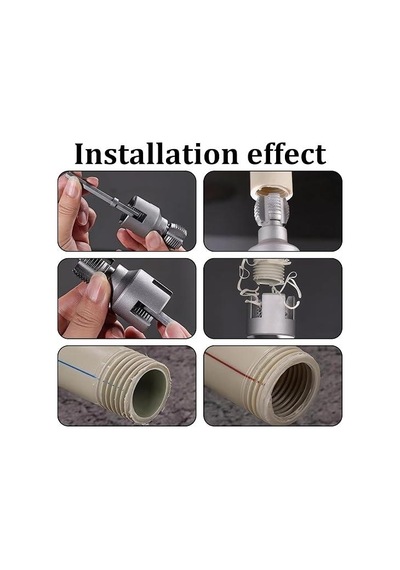 Fett Pprc Pvc Boru İç Ve Diş Açma Aparat Seti