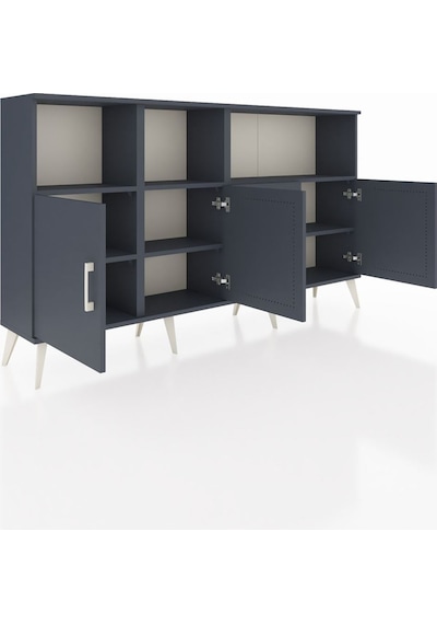 Arges Konsol 6 Raflı 4 Kapaklı 176x30x99 Antrasit-antrasit Antrasit - Antrasit Arges Konsol 6 Raflı 4 Kapaklı 176x30x99 Antrasit-antrasit Antrasit - Antrasit