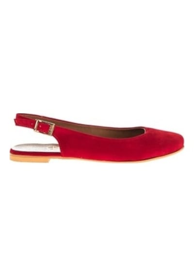 Fox Shoes Kırmızı Kadın Babet D726105202