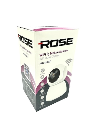 Rose Ahd-20600 İç Ortam Akıllı Wireless Bebe Kamera 360derece Hareketli