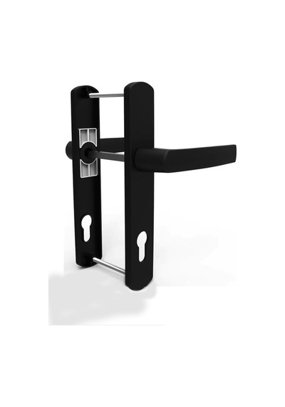 Pimapen Pvc Alüminyum Silindirli Siyah Kapı Kolu 85/35