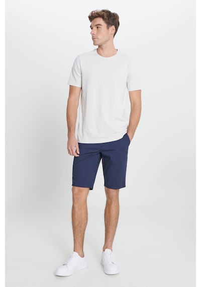 Ac&Co / Altınyıldız Classics Erkek Lacı Slim Fit Dar Kesim Yan Cepli Armürlü Şort