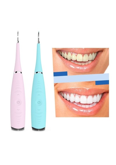 Ağız Bakımı İçin - Diş Fırçası - Diş Taşı Temizleme Cihazı - Dil Temizleyici - Usb Şarjlı - 3 Lü Bakım Seti