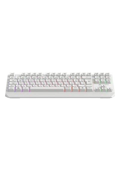 Gamebooster G75 Elya Rainbow Aydınlatmalı Beyaz Tkl Membrane Gaming Klavye