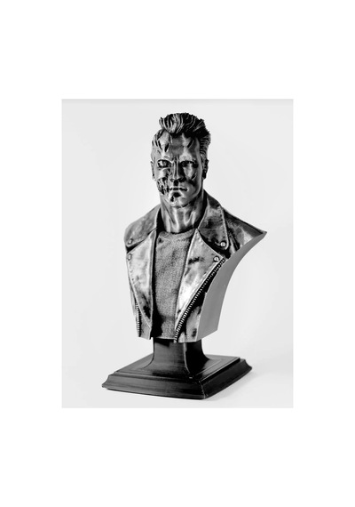 Terminatör 15 Cm Büst Figür Arnold Schwarzenegger