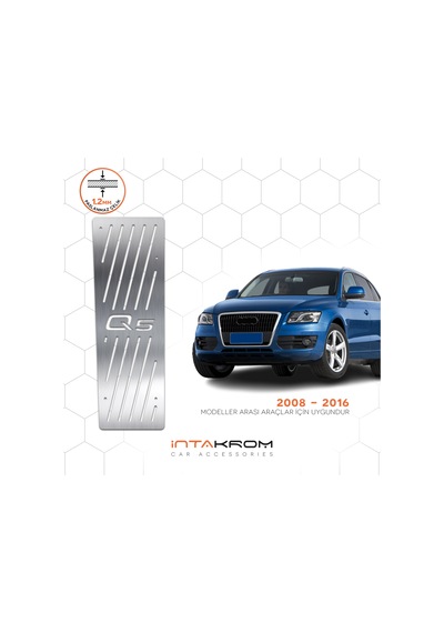 intakrom Audi Q5 Krom Ayak Dinlendirme Pedalı 2008- 2016