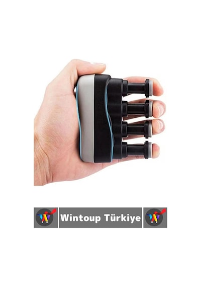 Elyayı Fizyoterapi Müzisyen Gitar Piyano Parmak El Bilek Güçlendirici Yaylı Egzersiz Aleti 2 Adet Çok Renkli