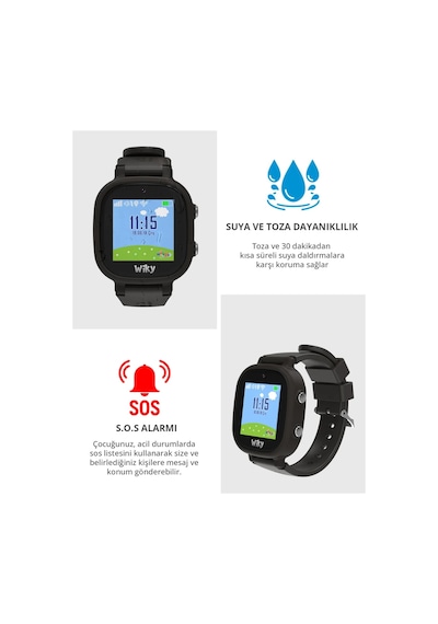 Wiky Watch 5E e-SIM Akıllı Çocuk Saati (İthalatçı Garantili)