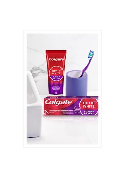 Colgate Optic White Purple Reveal Beyazlatıcı Diş Macunu 75 ML