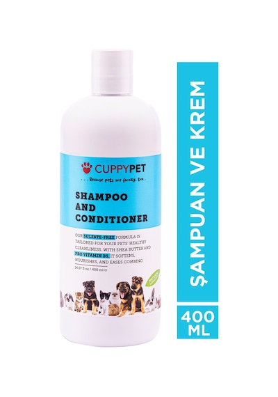 Cuppypet Evcil Hayvanlar İçin Şampuan & Krem 400 ML