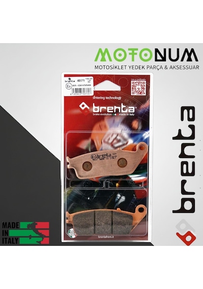 Honda Gl 1500 Gold Wıng Arka Fren Balata Sinterli Brenta Made İn İtaly