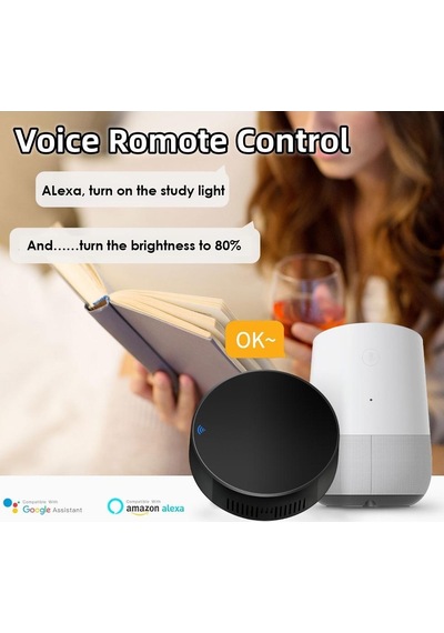 Aubess Ir Uzaktan Kumanda Ses Kontrolü Tuya Wifi Evrensel Kızılötesi Ir Uzaktan Kumanda Fit Alexa Google Ev Akıllı Ev