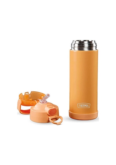 Thermos F422 Funtaıner Cocuk Pıpetlı Termos 0,47l Pipetli Termos F422-024368 Turuncu