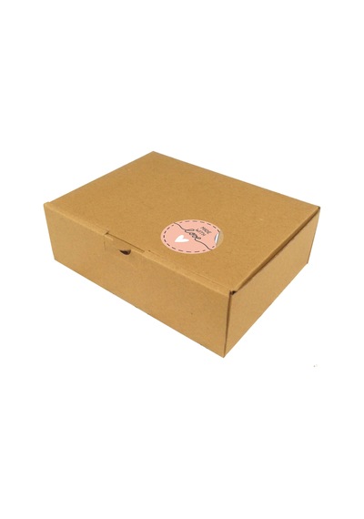 Yuvarlak Sticker, Hediye Paketleme & Ambalaj Etiketi - Made With