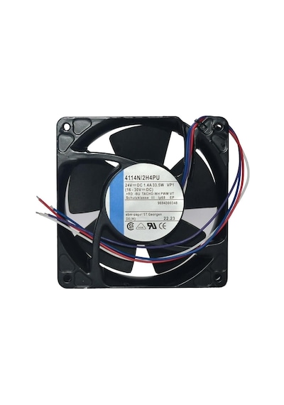 Ebmpapst 4114n/2h4pu Aksiyel Soğutma Fanı 24v Dc 119x119x38 Mm - Pwm Hız Kontrollü / Tacho Sinyalli