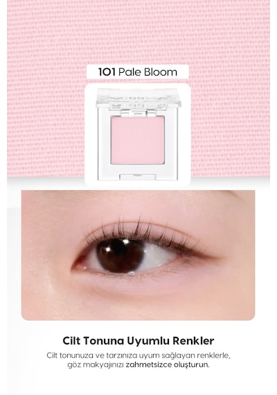 Missha Modern Shadow Matte Yumuşak Dokulu Dökülme Yapmayan Mat Tekli Göz Farı 101 Pale Bloom