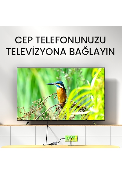 Veggieg Type-c To Vga 1080p 60hz Çevirici Dönüştürücü Kablo Adaptör