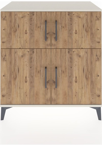 Hyperion Şifonyer 4 Raflı 4 Kapaklı 88x44x96 Aytaşı-çam Aytaşı