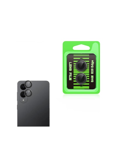Noktaks Samsung Galaxy Uyumlu S25 Edge Kamera Lens Koruyucu Cl 07 Gümüş T37400