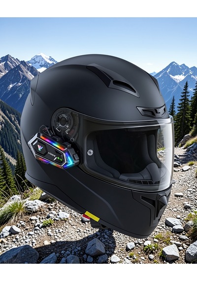 Bluetooth Motosiklet Kask Kulaklık Uczzzy20intercom-1