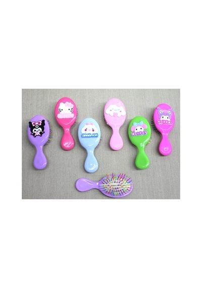 Kuromi, Hello Kitty, Cinnamon, My Melody Saç Tarağı Çok Renkli