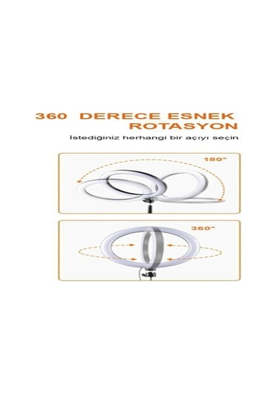 Ring Light Led Başlık, 10 İnç, Beyaz, Tüm Ring Light'lara Uyumlu