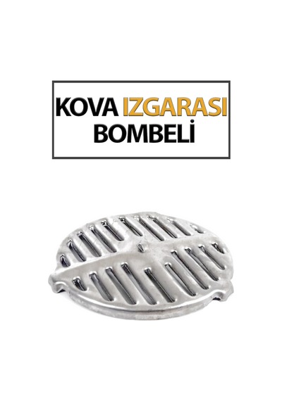 Soba Kova Izgarası Bombeli Kalın Saç. Çapı 26 Cm