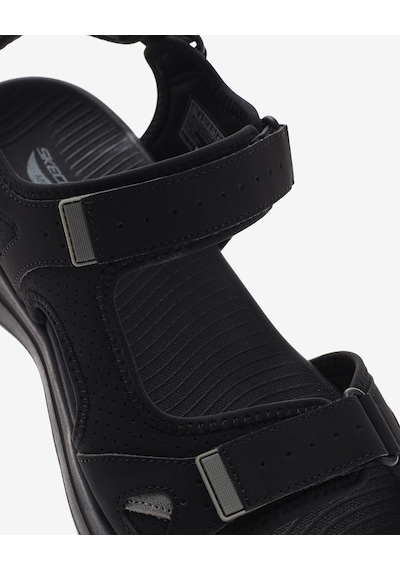 Skechers Go Walk Arch Fit Sandal - Mission İi Erkek Siyah Sandalet 229064 Blk Siyah