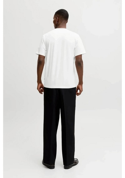 Jack & Jones Erkek T Shirt 12292383 Beyaz Beyaz