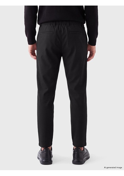 Lcw Vision Siyah Regular Fit Gabardin Erkek Pantolon