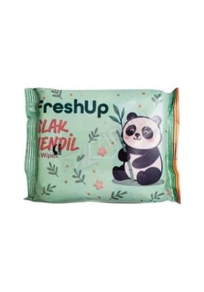 Freshup 20'li Islak Mendil Panda Figürlü Tekli