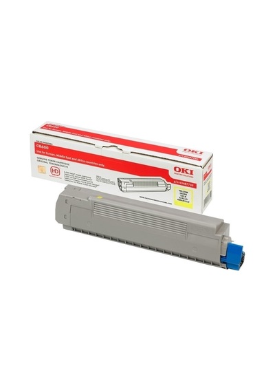 Tonersepeti Oki C8600-43487721 Sarı Toner