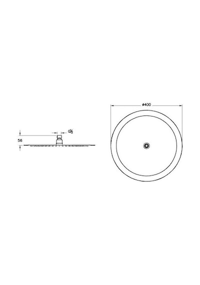 Artema Lite Lc Duş Başlığı 400 Mm Altın A4564623 Altın