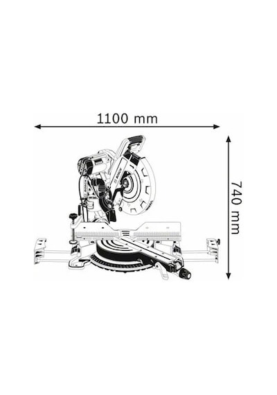 Bosch Professional GCM 12 GDL Gönye Kesme Makinesi - 0601B23600