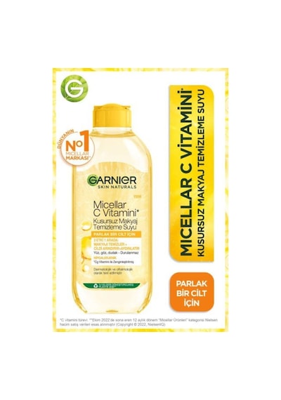 Garnier Micellar C Vitamini Kusursuz Makyaj Temizleme Suyu 400 ML + C Vitamini Parlak Günlük Aydınlatıcı Krem 50 ML