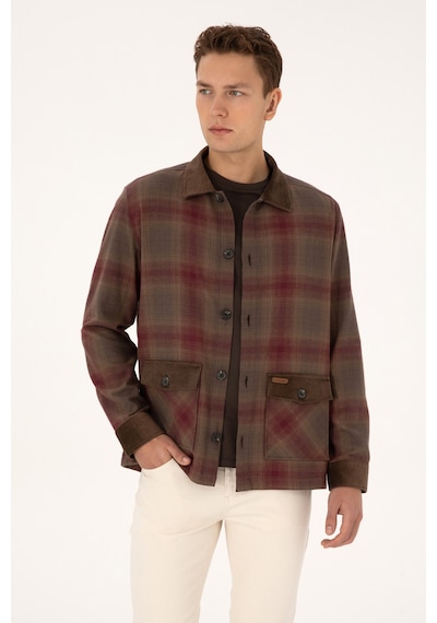 U.S. Polo Assn. Erkek Bordo DOKUMA MONT 50308360-VR177