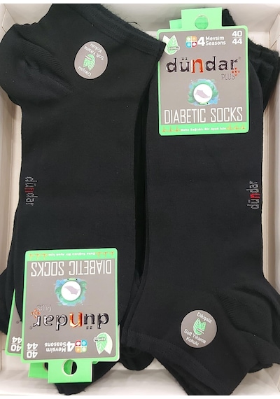 Dündar Çorap Dündar 5992 Erkek Bambu Patik Çorap -6 Adet 001