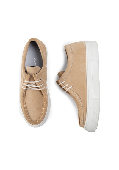 Deery Hakiki Süet Bej Kadın Sneaker - Z1682zbejc02 Bej