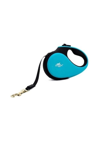 Doggie Otamatik Uzatma Tasması Soft Açık Mavi XS-12 KG 3 Mt