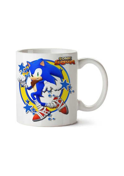 Sonic The Hedgehog Sonic Boom İki Tarafı Baskılı Kupa Bardak Çok Renkli